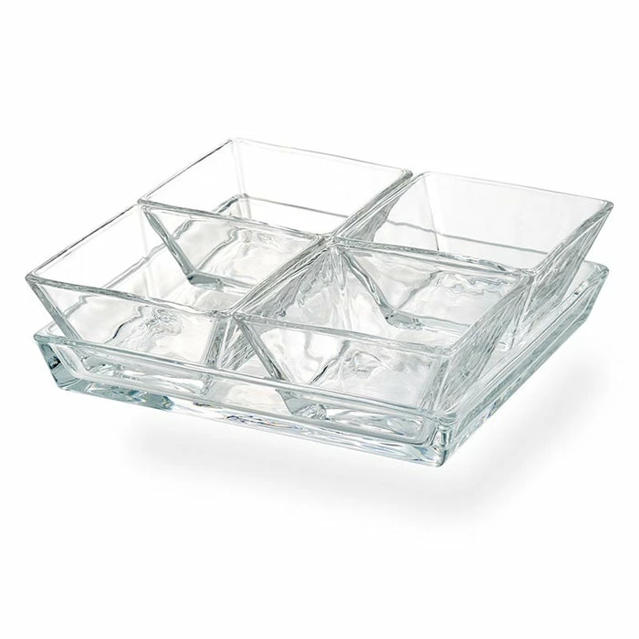 Coupon โ BarMan Four Section Glass Condiment Tray ๐ 1 Coupon โ BarMan Four Section Glass Condiment Tray ๐