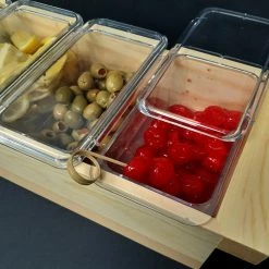 Best Sale 🤩 BarMan BarConic® Natural Wood Condiment Holder - Size Options 🛒 -barproducts Shop CH NATWOOD A 700x700