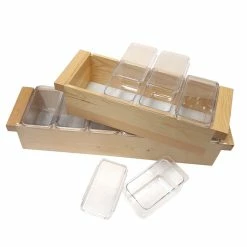 Best Sale 🤩 BarMan BarConic® Natural Wood Condiment Holder - Size Options 🛒