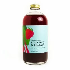 Best Sale ✨ BarMan Strawberry & Rhubarb Mixer - 16 Ounce 🧨