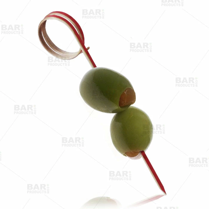 Top 10 😀 BarMan Ring Bamboo Cocktail Picks - 100 Pack - Red 🥰 3 Top 10 😀 BarMan Ring Bamboo Cocktail Picks - 100 Pack - Red 🥰 - Image 3