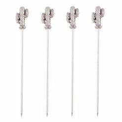 Wholesale 🧨 BarMan Cactus Cocktail Picks - Set Of 4 😍