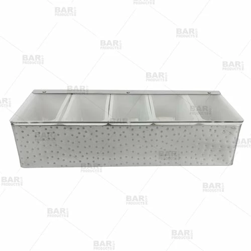 Hot Sale ✨ BarMan BarConic® ???? Hammered Stainless Steel Condiment Holder - 5 Pint ???? 1 Hot Sale ✨ BarMan BarConic® ???? Hammered Stainless Steel Condiment Holder - 5 Pint ????