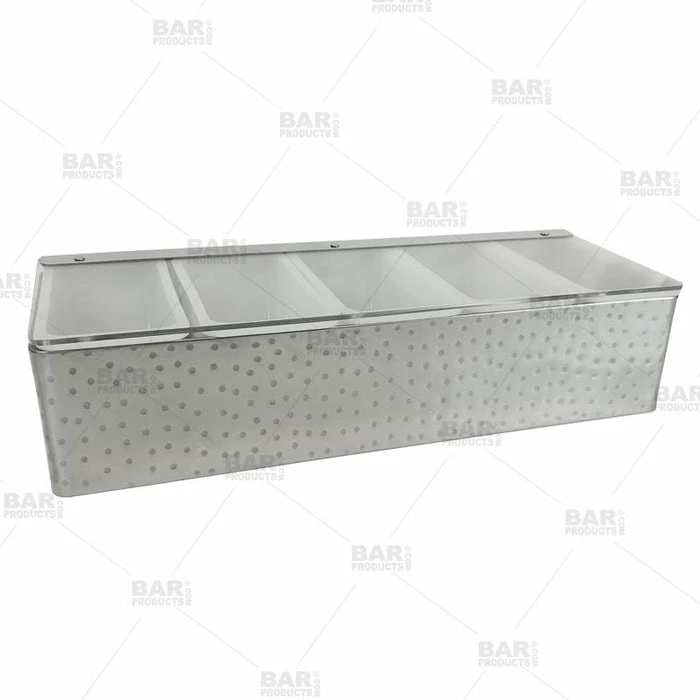 Hot Sale ✨ BarMan BarConic® ???? Hammered Stainless Steel Condiment Holder - 5 Pint ???? 7 Hot Sale ✨ BarMan BarConic® ???? Hammered Stainless Steel Condiment Holder - 5 Pint ???? - Image 7