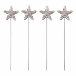 Buy 🎉 BarMan Sea Star Cocktail Picks- Set Of 4 😍