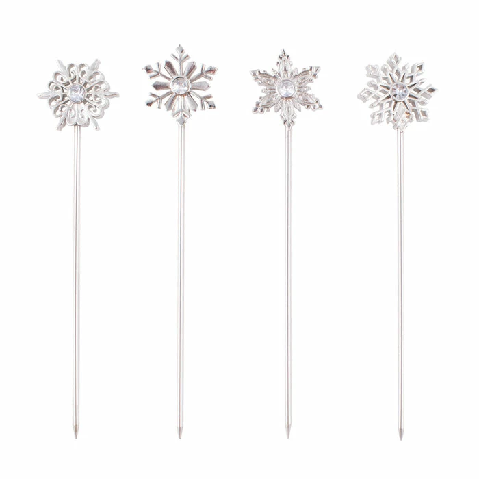 Best Pirce ???? BarMan Snowflakes Cocktail Picks - Set Of 4 ✨ 1 Best Pirce ???? BarMan Snowflakes Cocktail Picks - Set Of 4 ✨