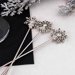 Best Pirce ???? BarMan Snowflakes Cocktail Picks - Set Of 4 ✨ 6 Best Pirce ???? BarMan Snowflakes Cocktail Picks - Set Of 4 ✨ -barproducts Shop barconic snowflake cocktail pick scene2 700x700