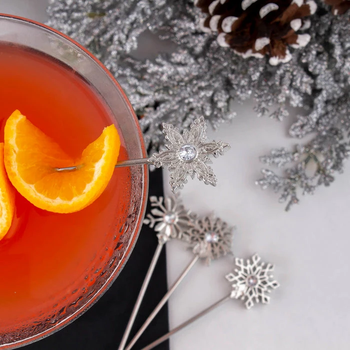 Best Pirce ???? BarMan Snowflakes Cocktail Picks - Set Of 4 ✨ 4 Best Pirce ???? BarMan Snowflakes Cocktail Picks - Set Of 4 ✨ - Image 4