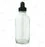 Promo 🛒 BarMan Boston Round Craft Bartending Bottle W/ Dropper - Clear 4oz ✔️