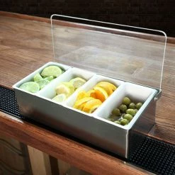 Best deal ⌛ BarMan Condiment Holder / Fruit Tray - Stainless Steel - Size Options ✔️ 10 Best deal ⌛ BarMan Condiment Holder / Fruit Tray - Stainless Steel - Size Options ✔️ -barproducts Shop ch 4p 700x700