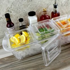 Coupon ⭐ BarMan Plastic Condiment And Garnish Caddy - 3 Inserts W/ Lids ???? 7 Coupon ⭐ BarMan Plastic Condiment And Garnish Caddy - 3 Inserts W/ Lids ???? -barproducts Shop clear condiment caddy 3 ice bpc 4 700x700