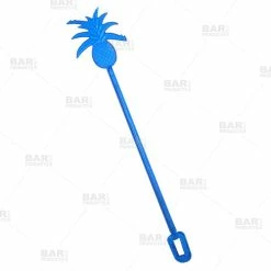 Best Pirce 🎁 BarMan BarConic® Drink Swizzle Stick – Pineapple 🛒 -barproducts Shop cocktail stirrer neon blue pineapple design 700x700