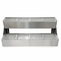 Cheapest 👏 BarMan BarConic® Stainless Steel Double Decker Condiment Holder 🤩