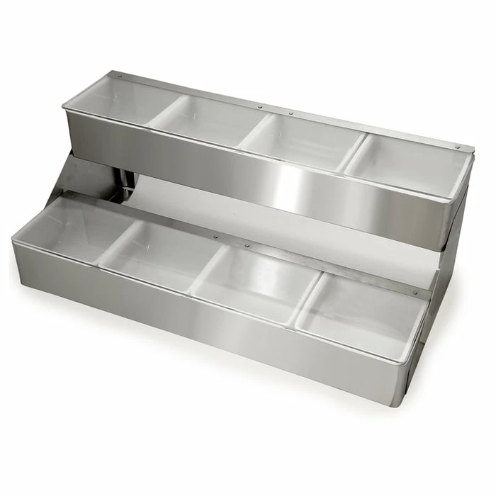 Cheapest 👏 BarMan BarConic® Stainless Steel Double Decker Condiment Holder 🤩 3 Cheapest 👏 BarMan BarConic® Stainless Steel Double Decker Condiment Holder 🤩 - Image 3