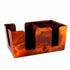 Buy 👍 BarMan 6 Compartment Bar Caddy - Antique Copper ⌛