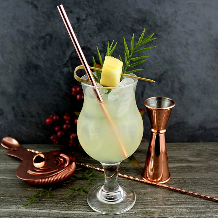 Wholesale ???? BarMan Olea™ Metal Cocktail Straw - Copper Plated ???? 2 Wholesale ???? BarMan Olea™ Metal Cocktail Straw - Copper Plated ???? - Image 2