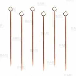 Brand new 🔔 BarMan Copper Plated Cocktail Picks - Pack Of 6 ⭐