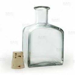 Wholesale 🎉 BarMan Square Craft Bartending Bottle W/ Cork - Clear 7oz / 210ml 😀 -barproducts Shop craft bartending bottle w cork square bpc 1 1 700x700