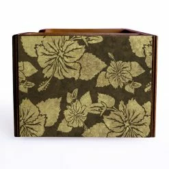 Discount 🌟 BarMan Wooden Bar Caddy - Rustic Hibiscus - Earth Tones ✔️ 9 Discount 🌟 BarMan Wooden Bar Caddy - Rustic Hibiscus - Earth Tones ✔️ -barproducts Shop custom wood caddy HIB ERTH WEB SIDE 700x700