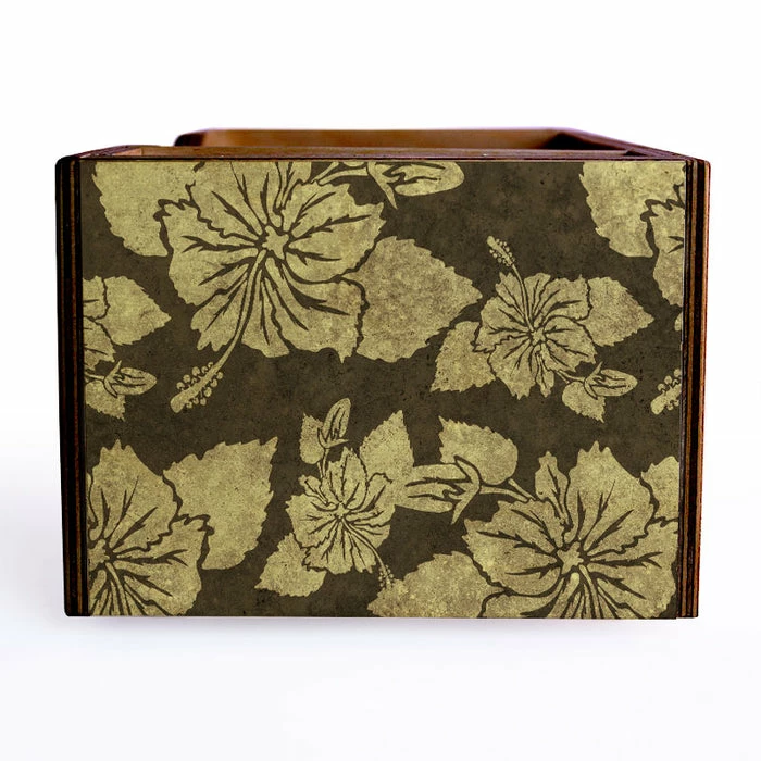 Discount 🌟 BarMan Wooden Bar Caddy - Rustic Hibiscus - Earth Tones ✔️ 5 Discount 🌟 BarMan Wooden Bar Caddy - Rustic Hibiscus - Earth Tones ✔️ - Image 5