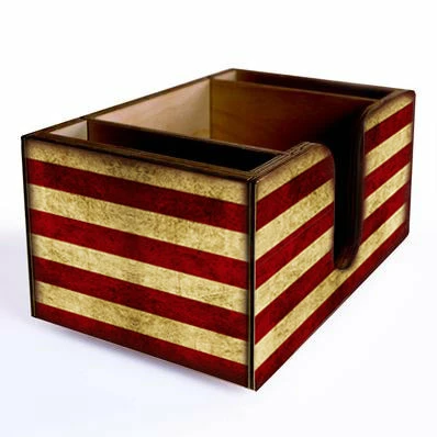 Discount โญ BarMan Wooden Bar Caddy - Rustic American Flag ๐ 3 Discount โญ BarMan Wooden Bar Caddy - Rustic American Flag ๐ - Image 3