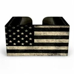 Best reviews of 🧨 BarMan Wooden Bar Caddy - Black American Flag ⭐