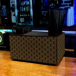 Cheapest 🛒 BarMan Wooden Bar Caddy - Elegant Vintage ⌛ -barproducts Shop custom wood caddy elegant web scene 700x700