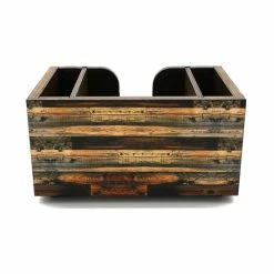 Cheapest 🔔 BarMan Wooden Bar Caddy - Rustic Wood Planks 🔔