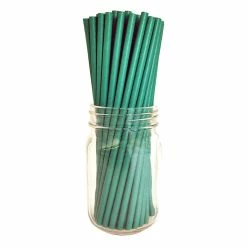 Buy 💯 BarMan BarConic® "Eco-Friendly" Paper Straws - 7 3/4" Solid Green - 100 Pack 😉