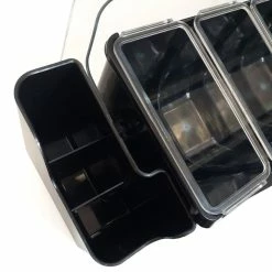 Buy 😍 BarMan Condiment Holder (6) 1-Quart Fruit Trays With Straw Holders 👏 -barproducts Shop holder w straw1 700x700