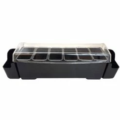 Buy ๐ BarMan Condiment Holder (6) 1-Quart Fruit Trays With Straw Holders ๐