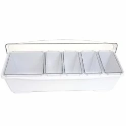 Coupon ???? BarMan Condiment Holder (4) 1-Quart (1) 2-Quart Fruit Trays - White ???? 14 Coupon ???? BarMan Condiment Holder (4) 1-Quart (1) 2-Quart Fruit Trays - White ???? -barproducts Shop holder white1 700x700