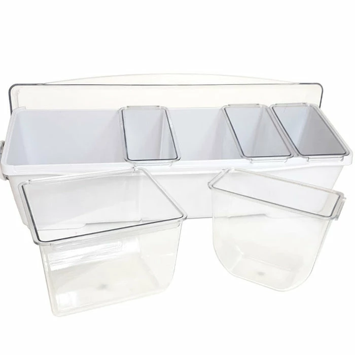 Coupon ???? BarMan Condiment Holder (4) 1-Quart (1) 2-Quart Fruit Trays - White ???? 3 Coupon ???? BarMan Condiment Holder (4) 1-Quart (1) 2-Quart Fruit Trays - White ???? - Image 3