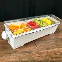 Coupon ???? BarMan Condiment Holder (4) 1-Quart (1) 2-Quart Fruit Trays - White ???? 11 Coupon ???? BarMan Condiment Holder (4) 1-Quart (1) 2-Quart Fruit Trays - White ???? -barproducts Shop holder whitea 700x700