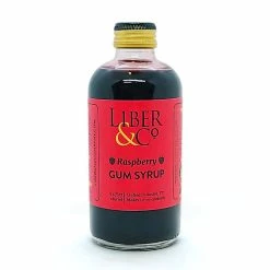 Coupon 💯 BarMan Liber & Co Raspberry Gum Syrup - 9.5oz Bottle 🔥