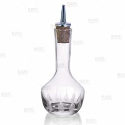 Flash Sale ⌛ BarMan BarConic® Bitters Bottle - Feather Etched Glass - 3oz 🛒
