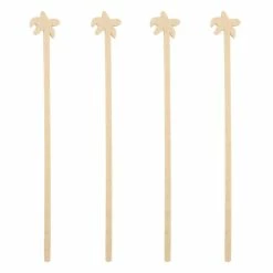 Budget ✔️ BarMan BarConic® Bamboo Palm Tree Swizzle Sticks - 100 Pack 👏