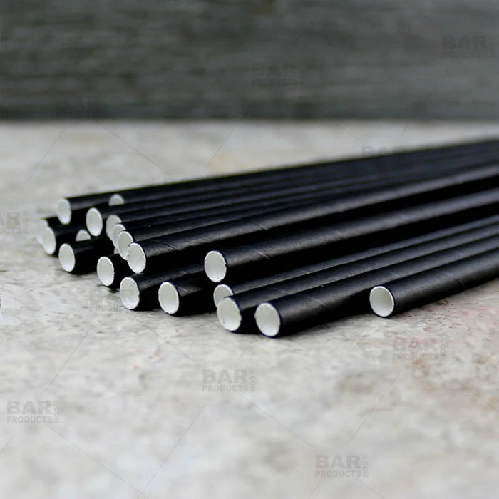 Deals ???? BarMan BarConic® "Eco-Friendly" Paper Straws - 7 3/4" Solid Black - Packs Of 100 ???? 4 Deals ???? BarMan BarConic® "Eco-Friendly" Paper Straws - 7 3/4" Solid Black - Packs Of 100 ???? - Image 4