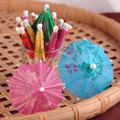 Brand new 🥰 BarMan BarConic® Parasol Umbrella Cocktail Picks - 4" - Pack Of 144 🔥
