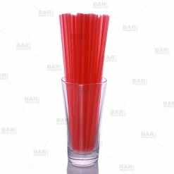Wholesale ???? BarMan BarConic® 8" Straws - Red ????