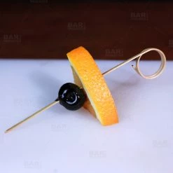 Wholesale ???? BarMan BarConic® Ring Bamboo Cocktail Picks (Pack Of 100) ???? -barproducts Shop ring top bamboo cocktail pick with garnishes 700x700