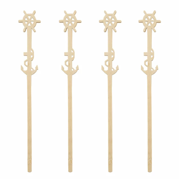 Promo ❤️ BarMan BarConic® Bamboo Sailor Swizzle Sticks - 100 Pack 💯 1 Promo ❤️ BarMan BarConic® Bamboo Sailor Swizzle Sticks - 100 Pack 💯
