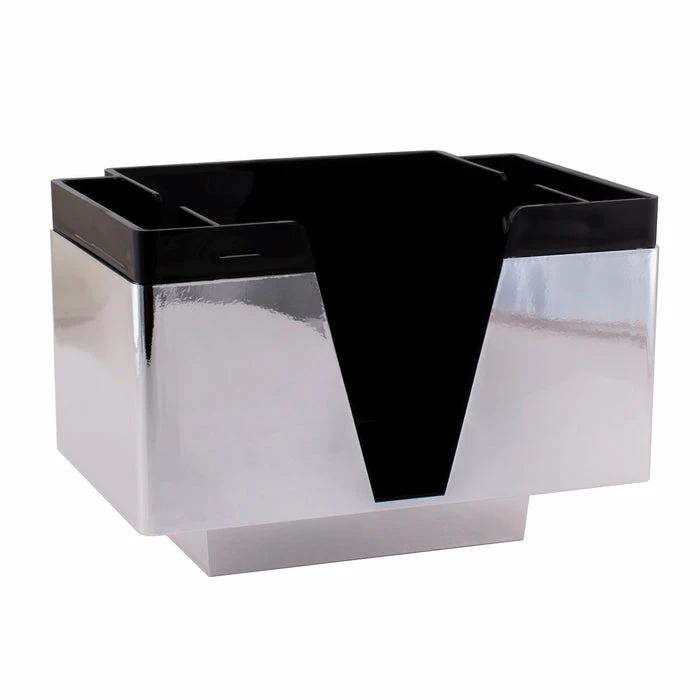 Best Pirce 👏 BarMan NAPKIN BAR CADDY - 3 COMPARTMENT- BLACK/CHROME ✔️ 1 Best Pirce 👏 BarMan NAPKIN BAR CADDY - 3 COMPARTMENT- BLACK/CHROME ✔️