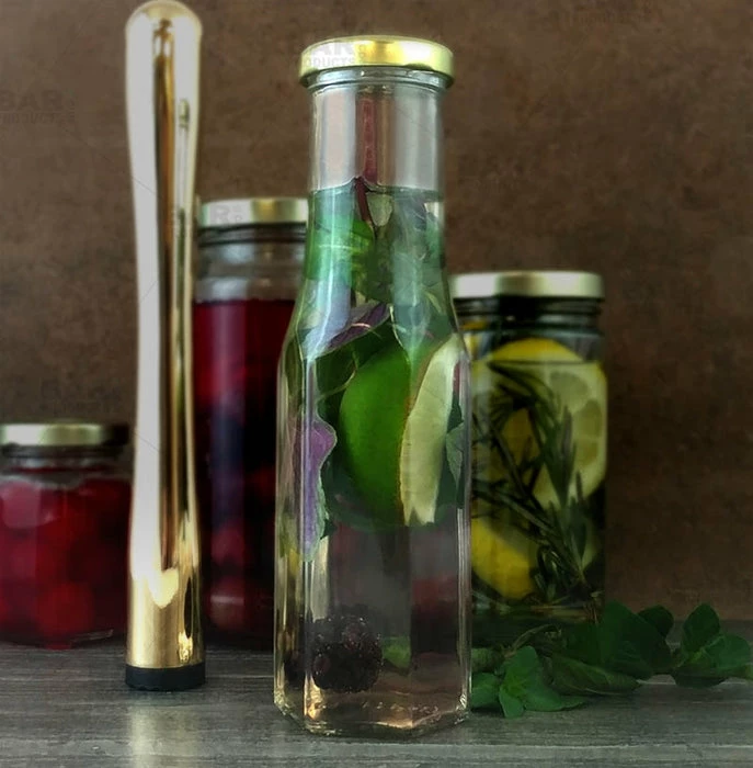 Best Pirce ???? BarMan Tall Hexagon Craft Bartending Jar W/ Gold Lid - Clear 8.5 Oz / 250ml ???? 4 Best Pirce ???? BarMan Tall Hexagon Craft Bartending Jar W/ Gold Lid - Clear 8.5 Oz / 250ml ???? - Image 4