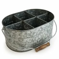 Best deal 👏 BarMan Galvanized Table Caddy - Oval 🔥