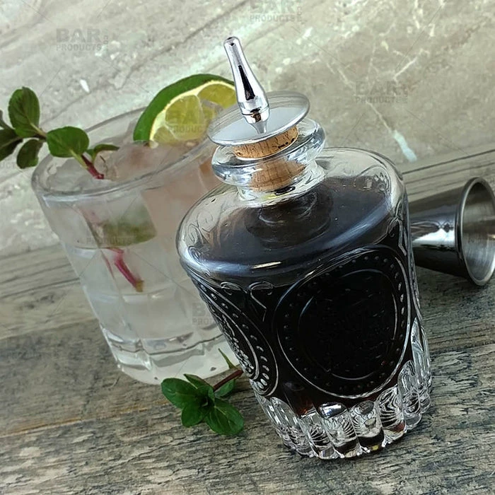 Top 10 🧨 BarMan BarConic® Antique Bitters Bottle W/ Stainless Steel Dasher Cork - 4 Oz 🔔 2 Top 10 🧨 BarMan BarConic® Antique Bitters Bottle W/ Stainless Steel Dasher Cork - 4 Oz 🔔 - Image 2