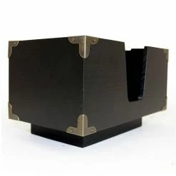 Best Pirce ✨ BarMan BarConic® Wooden Napkin Bar Caddy - 2 Pocket - Black ⌛ -barproducts Shop wooden bar caddy 2 pocket bs 1 700x700